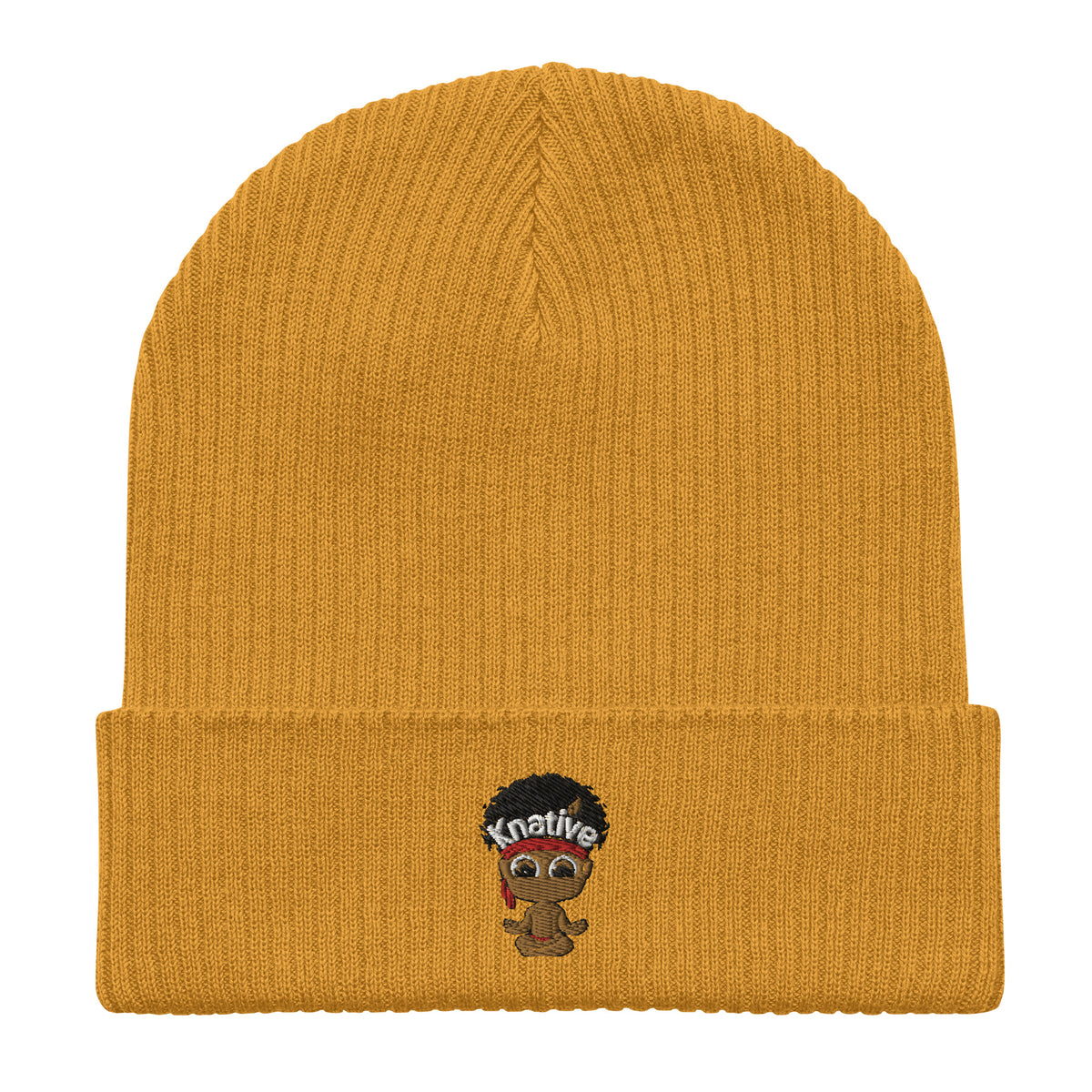 Knative Organic ribbed beanie