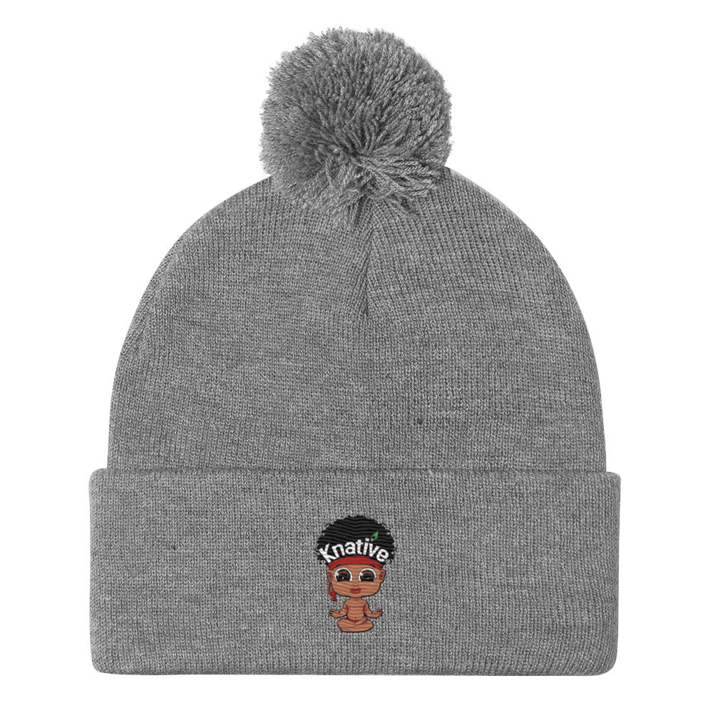 Knative Pom-Pom Beanie